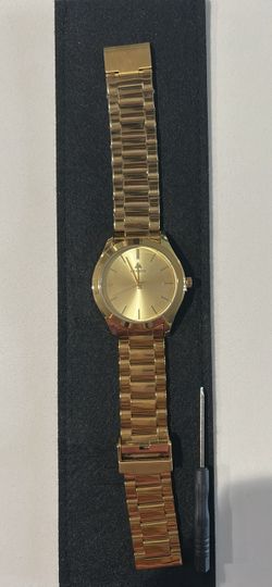 Gold-Tone Stainless Steel Watch