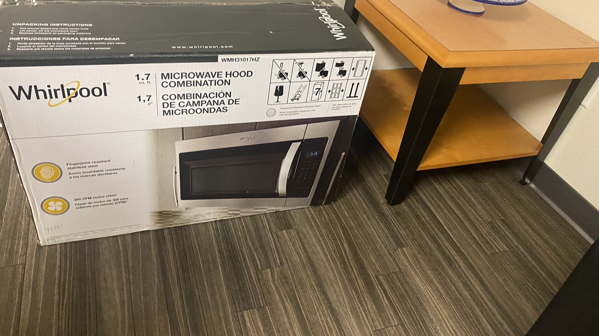 Stainless Steel Over The Range Microwave