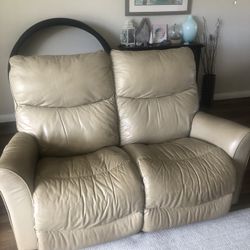 Leather Recliner Couch 