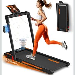 Foldable Treadmill w/ Speaker & 10% Incline – 3.0HP – Brand New