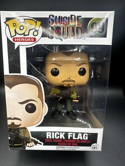 Funko POP Movies: Suicide Squad Action Figure, Rick Flag Visit the Funko Store