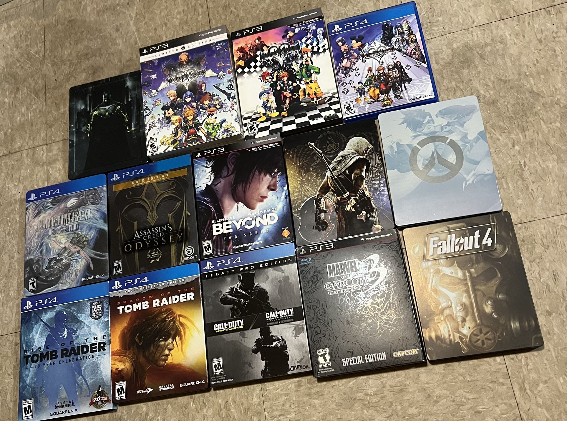 Giant Sony PlayStation 3 4 Video Game Lot Bundle Games