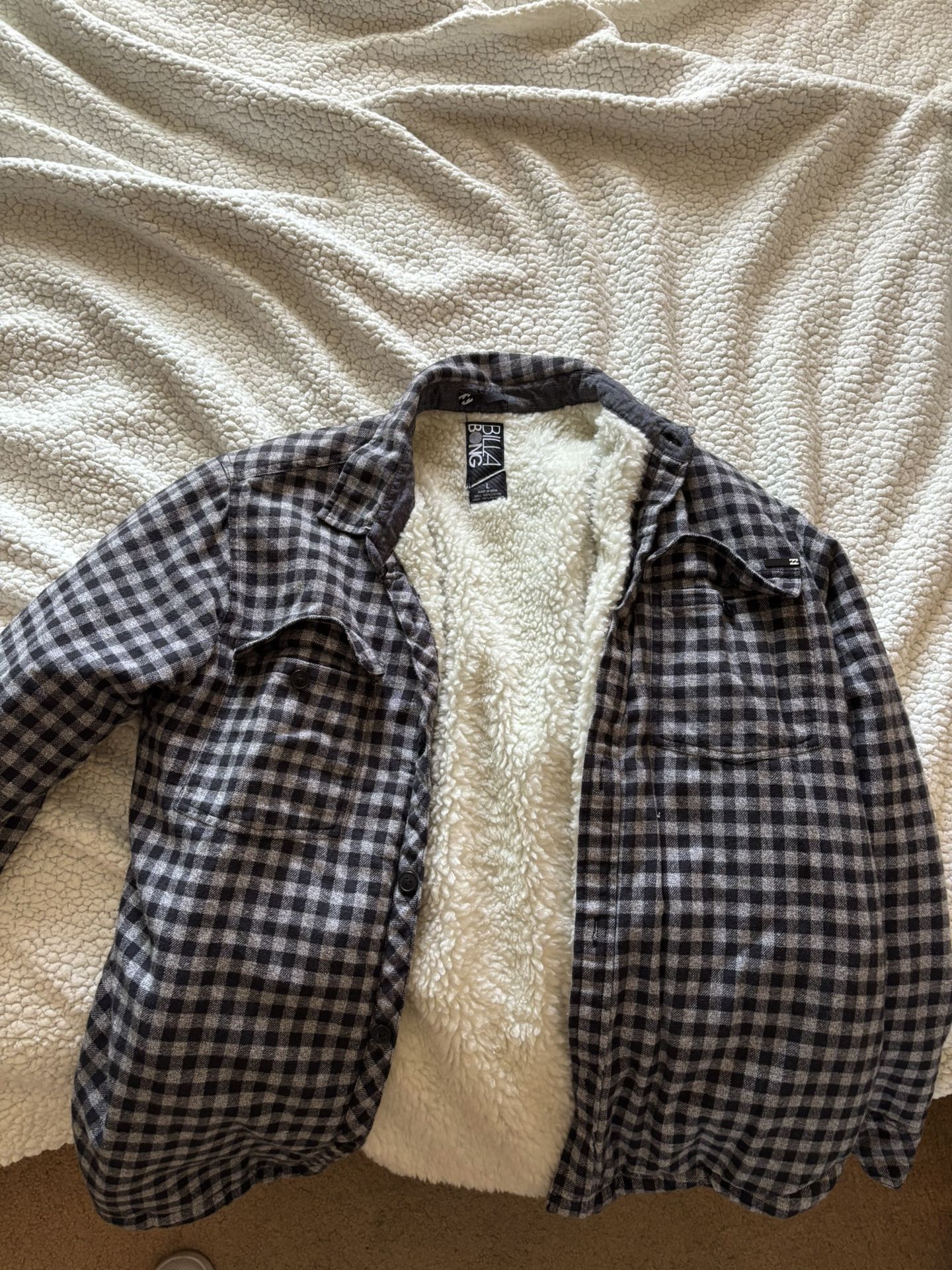 Men’s Large Billabong Sherpa Jacket