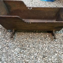 Antique Baby Rocking Cradle 