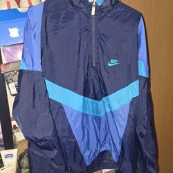 Vintage nike windbreaker size large 90s