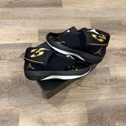 Jordan 4028 “Black Metallic Gold” Size 8 IN HAND BRAND NEW