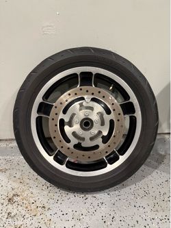 Harley Wheels and headlight
