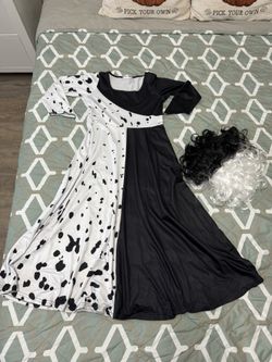 Girls Cruella Costume 7/8