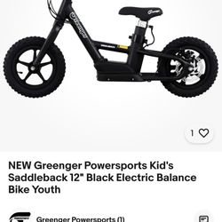 Greenger Electric Kids Bike