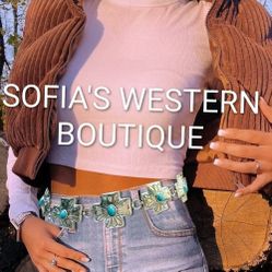 Large Cross Concho Belt