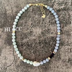 Gemstone & Pearl Necklace 