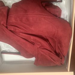 Brand New Women Thigh High Boots Two Pair Plum Wine & Burgundy, 