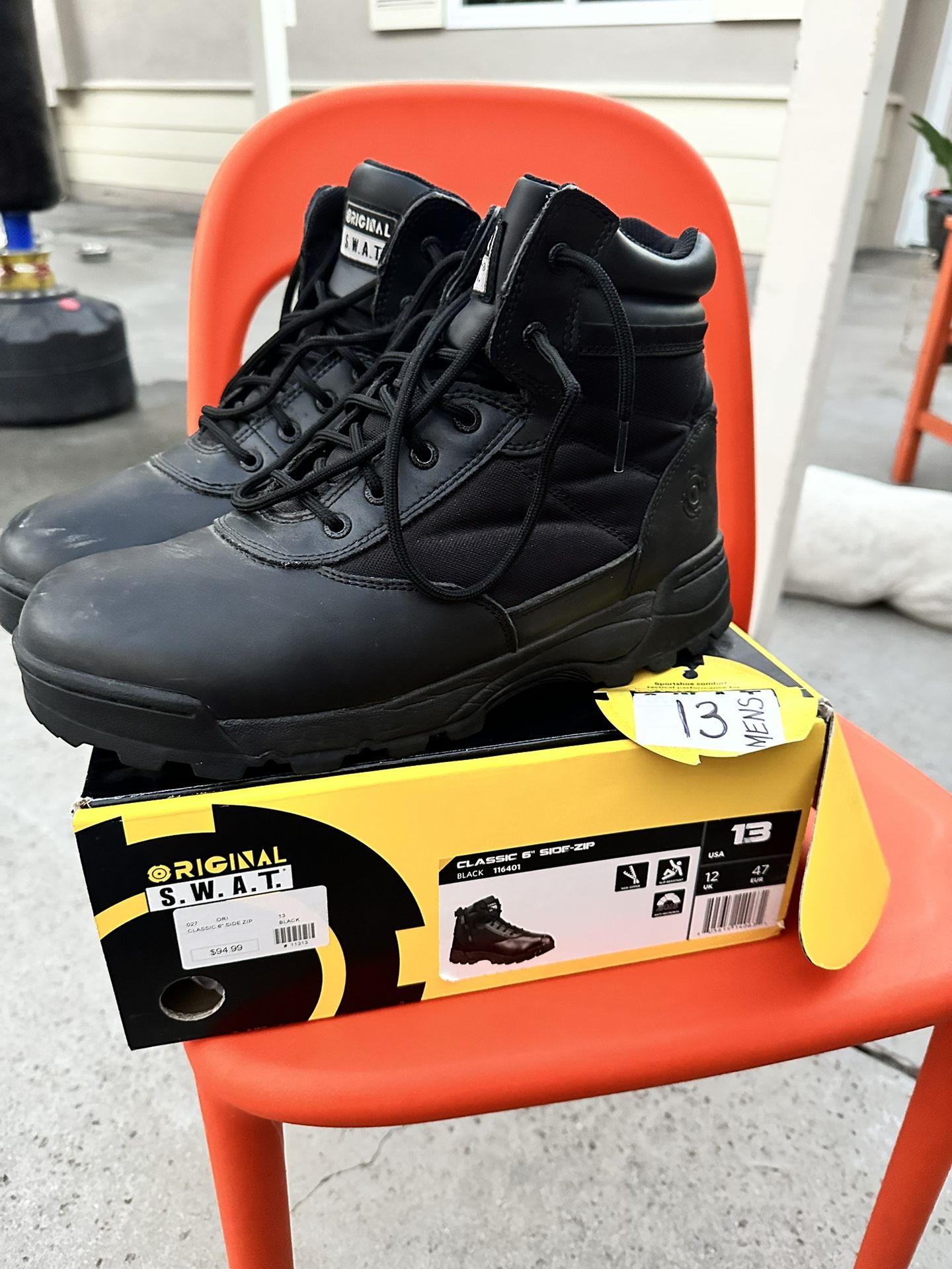 Boots For Work Size 13”