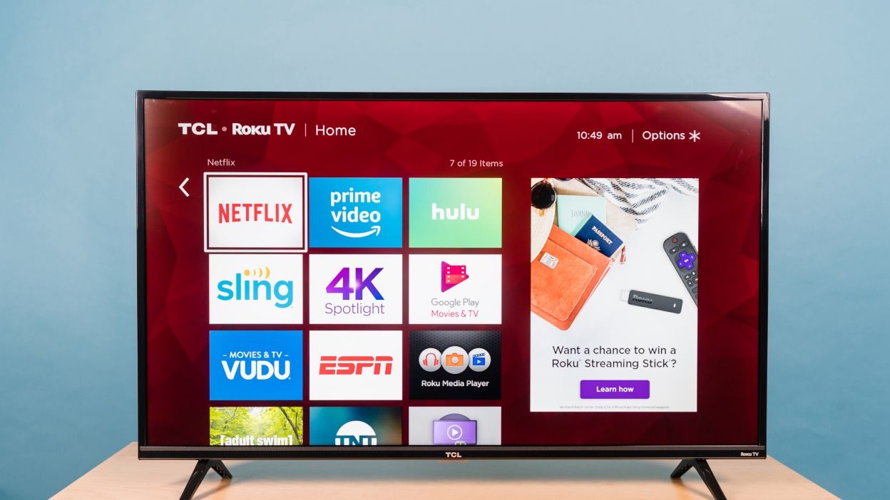 TCL 43” 4K UHD Smart Roku TV – Great Condition