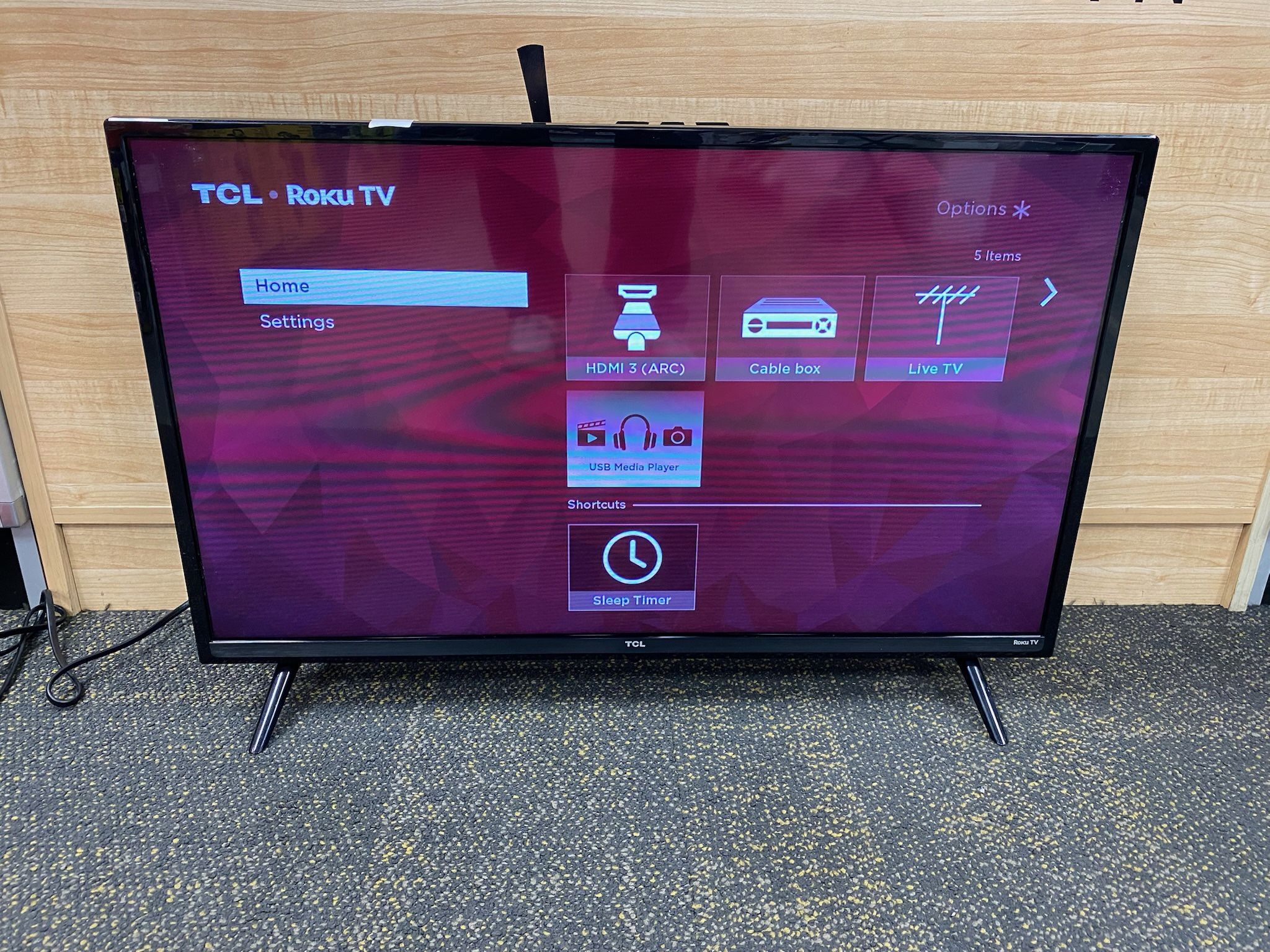 TCL 32S331 32” Class S3 720p HD LED Smart TV with Roku TV
