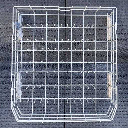 Kenmore dishwasher replacement bottom dish rack lower dishrack pullout tray with roller wheels