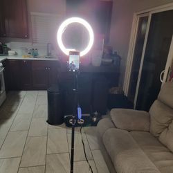 Mirror eing  Light With Phine Holder New!!