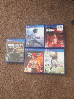 PS4 games for SALE $100 for all