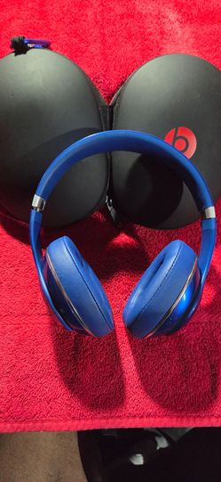 Blue Studio Wireless Beats Headphones