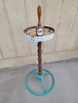 Folk Art Homemade Chevrolet Parts Ashtray Garage Art Man Cave