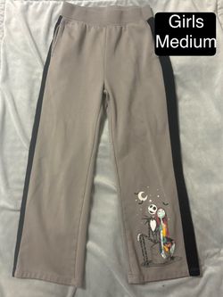 Youth girls medium nightmare before Christmas pant