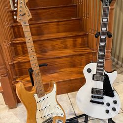 Fender MIM Classic 70s Stratocaster and Epiphone Les Paul Muse (Mint)