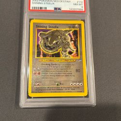 2002 Pokémon Neo Destiny Shining Steelix PSA 8