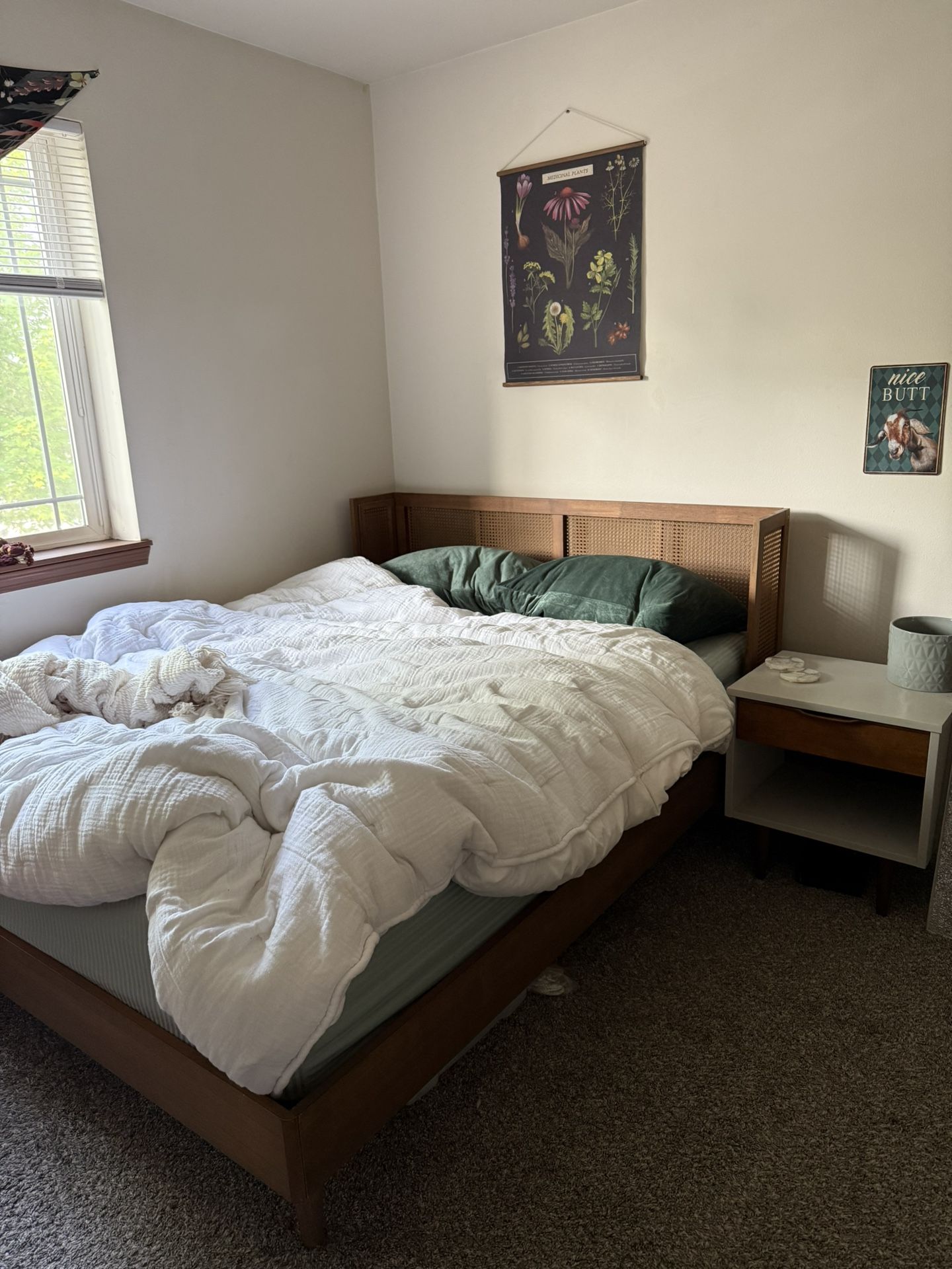 Bedframe Dresser and Nightstand 900$ OBO