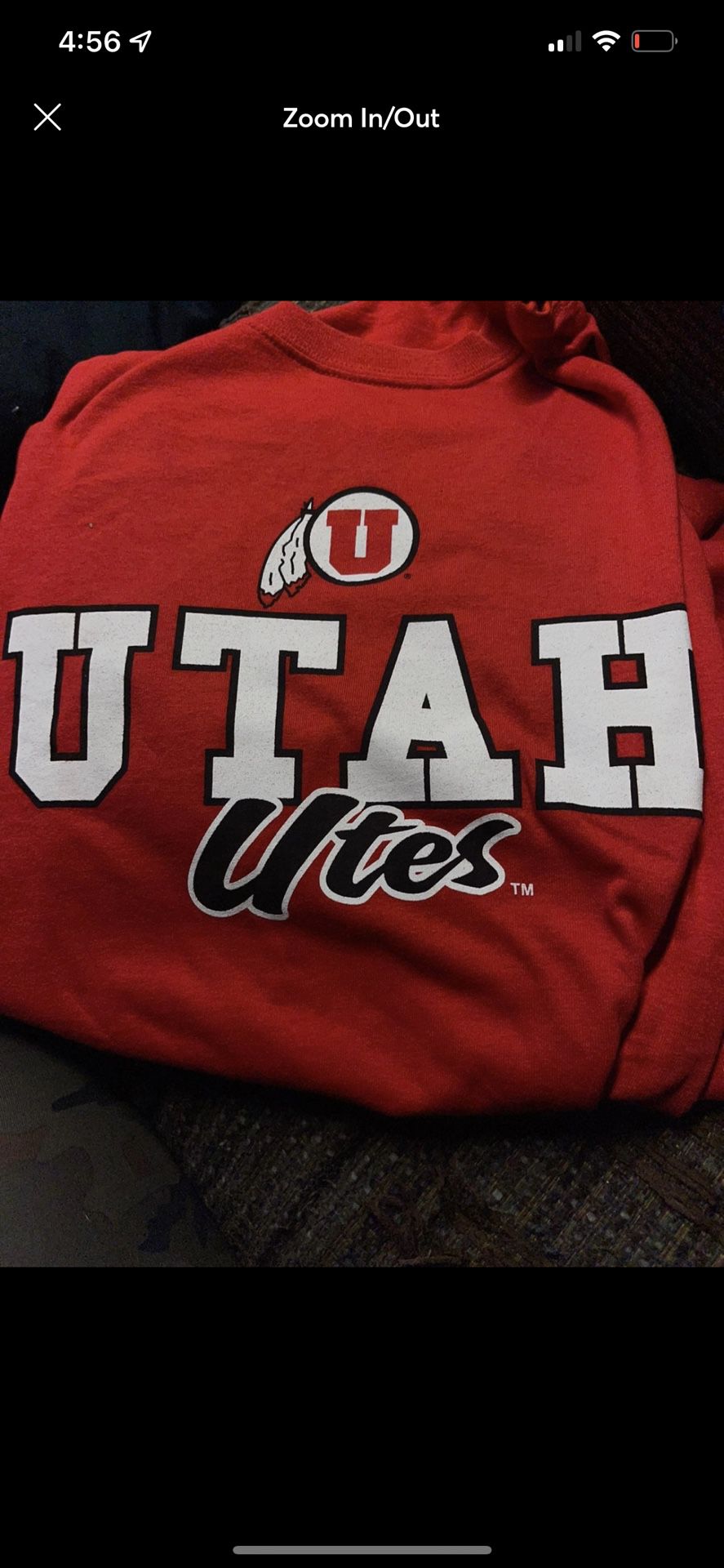 Official Utah Utes Shirt College New No Tags Mens XXL Size University