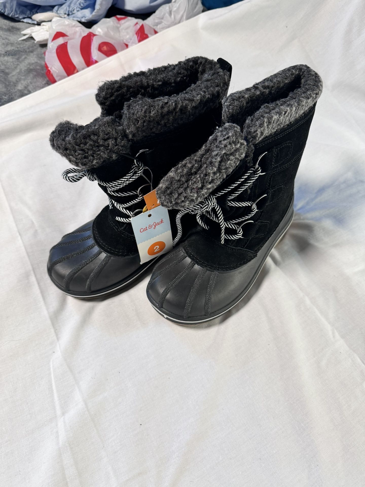 Cat & Jack Boots Girls Size 2