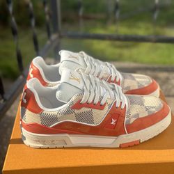 Lv Sneakers Orange 