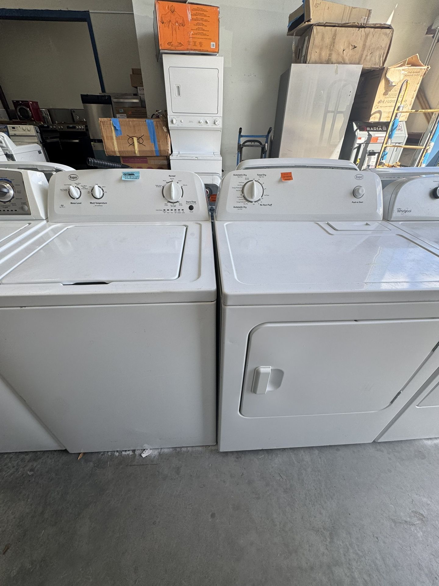 Washer And Dryer
