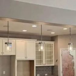3 Overhead Light Fixtures