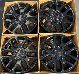 20” Toyota Tundra TRD factory wheels rims gloss black new Sequoia