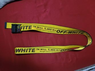 Off-White Industrial Belt Yellow