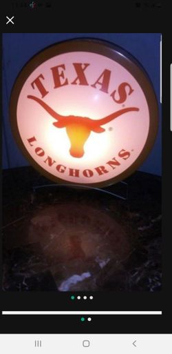 TEXAS LONGHORNS ILLUMINATED SIGN