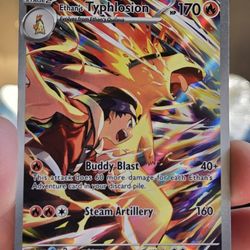 Ethans Typhlosion  Pokémon Card