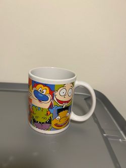 Nickelodeon Cartoon Character Coffee Mug Rugrats Ren & Stimpy Hey Arnold