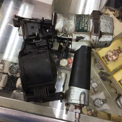 Hitachi Nv45ab2 7/8” To 1-3/4” Coil Roofing Nailer  Nail Gun 