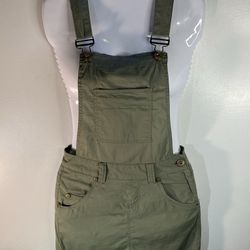 Olive Pencil Overall Skirt
