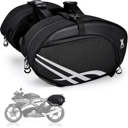 38L Waterproof Motorcycle Saddlebags  *Brand New*