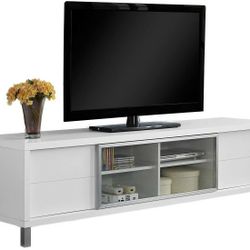 White Modern TV console / TV stand