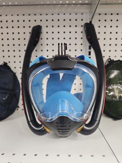 Full Face Snorkel Mask with Camera Mount