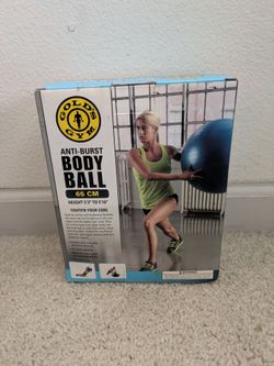 Gold's gym stability ball