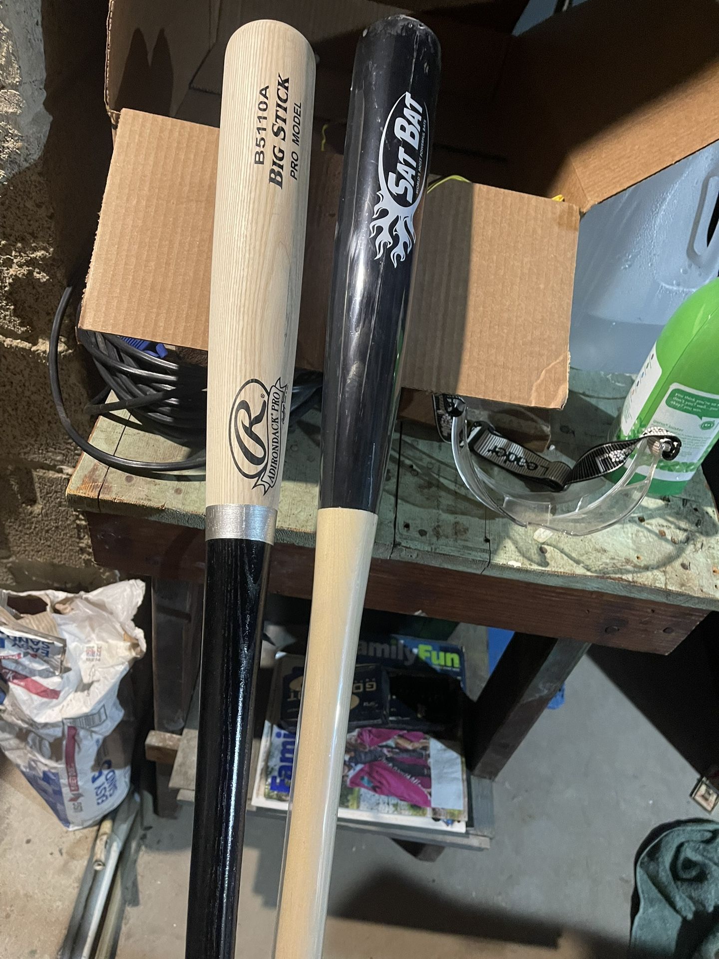 Baseball Bats 33 One Ash Pro And One Maple $100 For Both