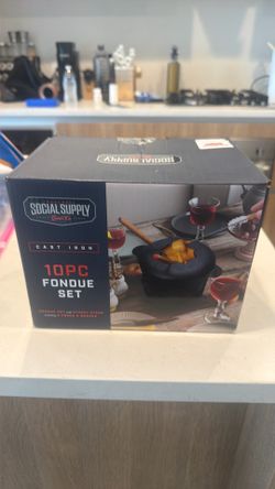 10pc fondue set
