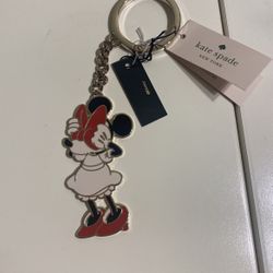 Kate spade x disney minnie mouse keychain