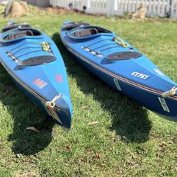 : Seda Gypsy Kayaks Full Setup: Touring Sea Kayak Paddles Rack PFDs