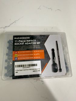 Impact socket adapter set