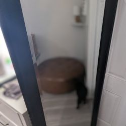 Full Length Black Framed Mirror